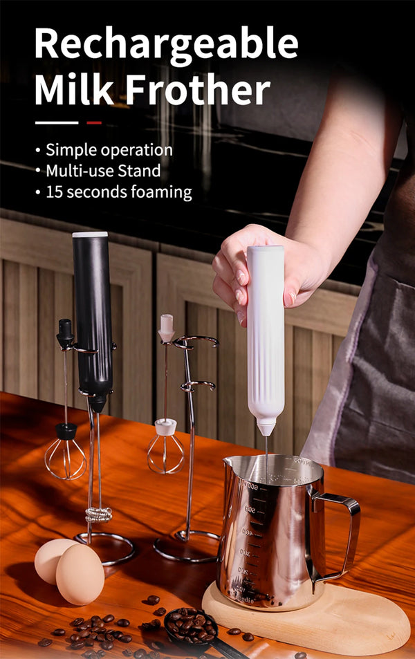 Brew2Go Electric Rechargeable Milk Frother